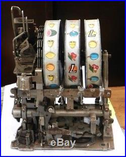 Vintage Antique Slot Machine Complete Reel Mechanism #24