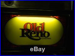 Vintage Bally Old Reno Casino 25-Cent Slot Machine $1000