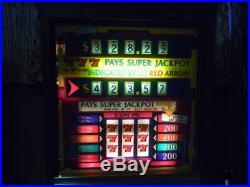 Vintage Bally Old Reno Casino 25-Cent Slot Machine $900
