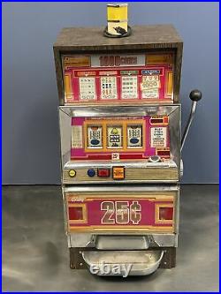 Vintage Bally Slot Machine 1,000 Coins 25 Cent Project NON WORKING