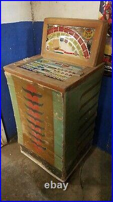 Vintage Bally's Big Top 5 Cent Slot Machine Trade Stimulator 3 Reel