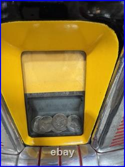 Vintage Bandit Character Mills 25 Cent Slot Machine