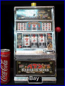 Vintage Beautiful Big Slot Machine Vegas Style Game Toy Home Decor Gift FS pghsy