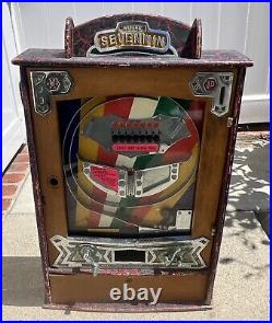 Vintage Bryans Sevenwin 3 Ball Allwins Coin Operated Slot Machine England