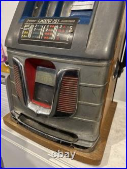 Vintage Circa 1950 Mills Bell-O-Matic High Top 5 Cent Slot Machine Original