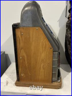 Vintage Circa 1950 Mills Bell-O-Matic High Top 5 Cent Slot Machine Original
