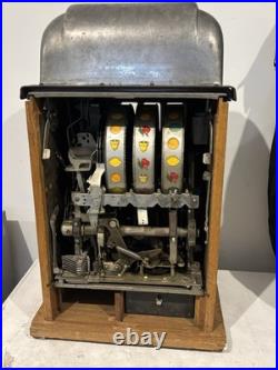 Vintage Circa 1950 Mills Bell-O-Matic High Top 5 Cent Slot Machine Original