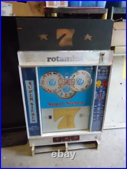Vintage German Slot Machine Rotamint Super Sieben