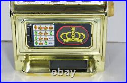 Vintage JAPAN WACO CASINO CROWN NOVELTY SLOT MACHINE BANK EUC