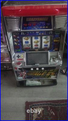 Vintage Japanese Slot Machine Racer Coin Operated Slot Machine Works Great Rare