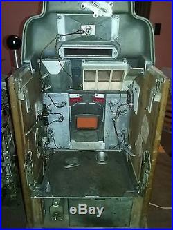 Vintage Jennings Standard Chief 25 Cent Slot Machine