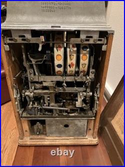 Vintage Jennings Sun Chief Indian Head Slot Machine Design 5c