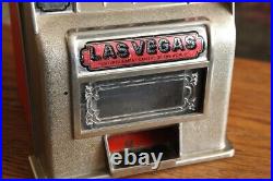 Vintage Las Vegas Nevada Coin Toy Slot Machine Bank 11 Game Room Display