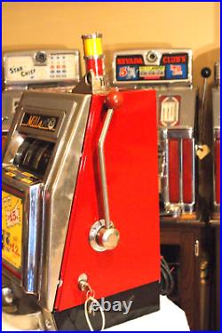 Vintage MILLS 25 Cent Open Front Slot Machine