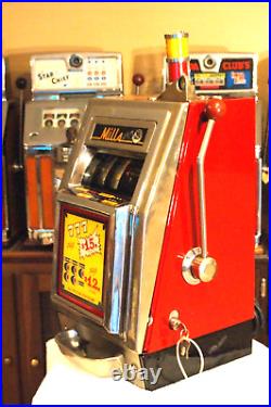 Vintage MILLS 25 Cent Open Front Slot Machine