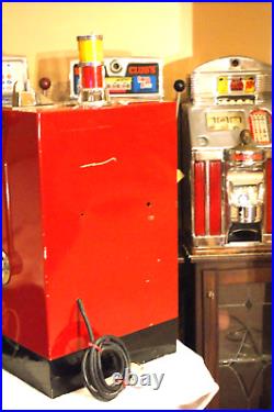 Vintage MILLS 25 Cent Open Front Slot Machine