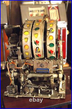 Vintage MILLS 25 Cent Open Front Slot Machine