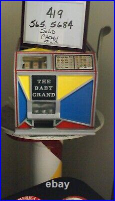 Vintage MILLS 25 Cent Open Front Slot Machine