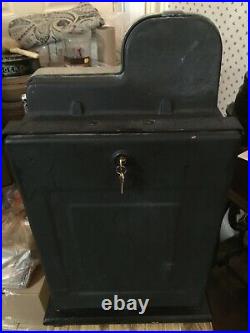Vintage Mills 10 Cent BLACK CHERRY BELL Mechanical Slot Machine 1946 (WORKING)