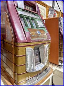 Vintage Mills 10 Cent High Top Bonus 18 Slot Machine