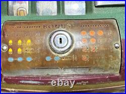 Vintage Mills 10 Cent High Top Bonus 18 Slot Machine