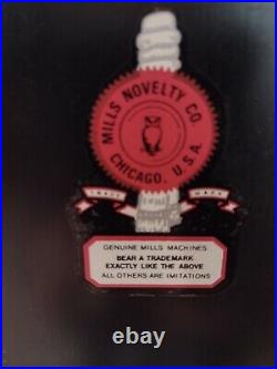 Vintage Mills 10 cent Slot Machine Black Cherry Very Nice See Pics. Antique