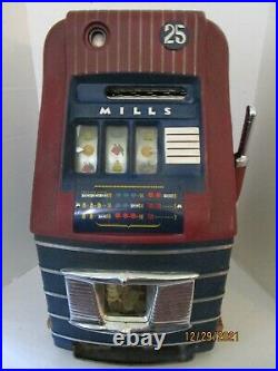 Vintage Mills 25 Cent Slot Machine