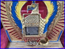 Vintage Mills 25 Cent War Eagle Slot Machine with Manual AS IS