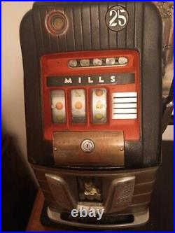 Vintage Mills $. 25 Hi Top Slot Machine