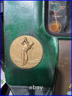 Vintage Mills 5 Cent Golf Slot Machine