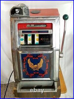 Vintage Mills 5 Cent Slot Machine