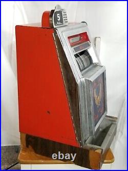 Vintage Mills 5 Cent Slot Machine