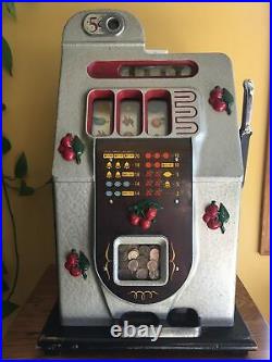 Vintage Mills 5 cent Slot Machine