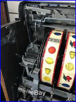 Vintage Mills 50c Roman Head Slot Machine, Recently Serviced