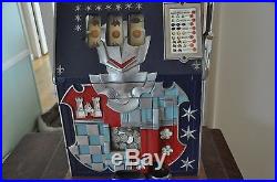 Vintage Mills Castle 5 cent slot machine