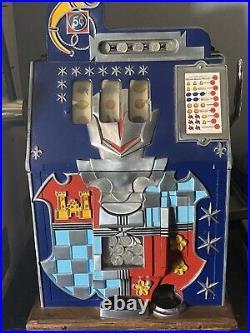 Vintage Mills Castle 5 cent slot machine. Rare Find