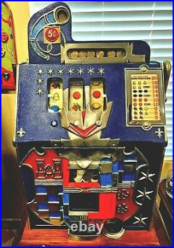 Vintage Mills Castle Slot Machine 5 Cent