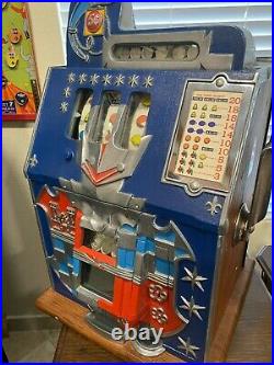 Vintage Mills Castle Slot Machine 5 Cent