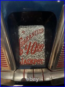 Vintage Mills Cowboy Slot Machine ORIGINAL Unrestored Condition