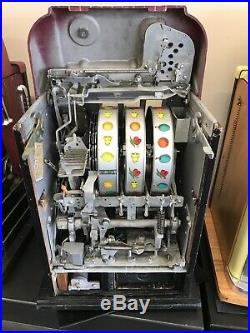 Vintage Mills Dime Jewel Bell Slot Machine, Recently Serviced