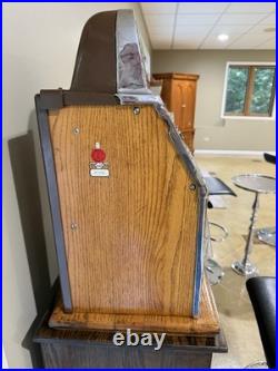 Vintage Mills Horse Head 5 Cent Slot Machine Coin Operated