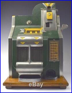 Vintage Mills Novelty Co. 5 Cent Nickel Slot Machine JUST SERVICED w FREE SHIP