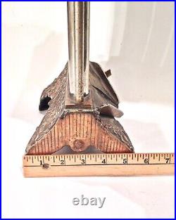 Vintage Mills Novelty Co Patents Pending Cast Iron Slot Token Coin Dispenser