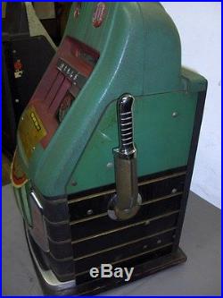 Vintage Mills Water Mellon Bell Slot Machine 10 Cent Token Jackpot