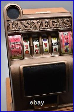 Vintage Nevada Coin Toy Slot Machine Game Room Display Hong Kong Works