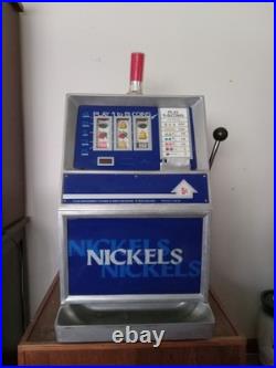 Vintage Nickel Slot Machine Jennings Co. Model J400 The Olympic