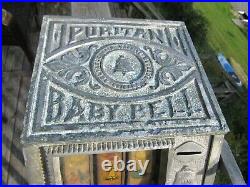 Vintage Original 1929 Puritan Baby Bell Fortune Machine Reliable Coin Machine Ex