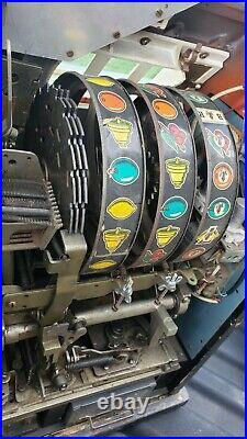 Vintage SEGA by Mills 50 Cent Half Dollar MIDAS Mechanical Slot Machine Works