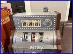 Vintage Silver Eagle Jack Pot Slot Machine Bank Japan 1977 Pointer 15 WORKS