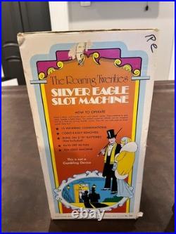 Vintage Silver Eagle Jack Pot Slot Machine Bank Japan 1977 Pointer 15 WORKS